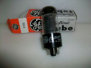 NOS SLEEVE OF 5 GE 50L6 TUBES 3