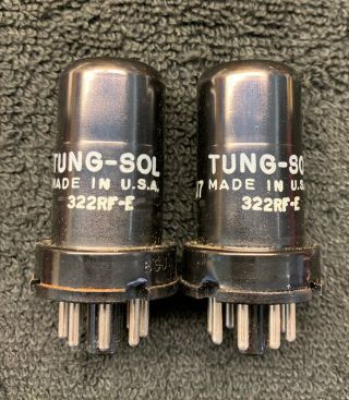 2 NOS NIB Matched Tung - Sol 6SJ7 Audio Tubes USA 1960 ' s 3