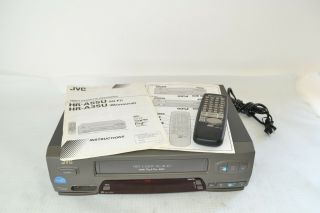 JVC VCR - HR - A35U - VHS - & - Remote & Instructions - 4 Head 2