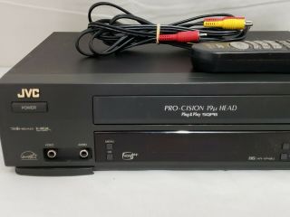JVC HR - VP48U VCR Pro - Cision 19u 4 Head w/ Remote & Cables 3