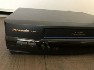 Panasonic PV - 8402 VCR Video Cassette Recorder WITH REMOTE & Great 2