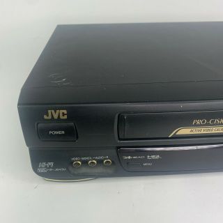 JVC HR - J643U Pro - Cision 19u Head Hi - Fi VCR/VHS Player/Recorder/Cables No Remote 2