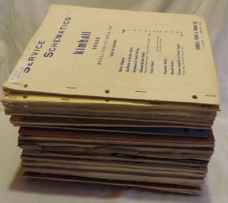 Box O Manuals 52 Kimball Organ Service Schematics