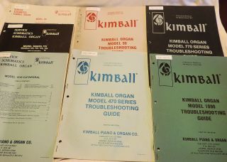 BOX O MANUALS 53 KIMBALL ORGAN Service Schematics 3