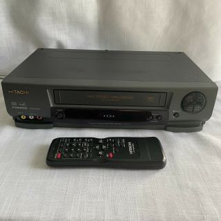 Hitachi VT - FX6500A Video Cassette Recorder VHS Hi - Fi Stereo VCR With Remote 2
