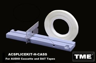 Splicing Kit For Audio Cassette And Dat Gray Color By Tme® With Mounting Holes