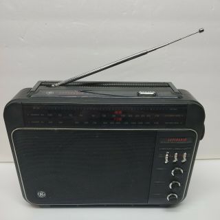 Vintage General Electric Ge Superadio Radio Wide Band Long Range 7 - 2887a
