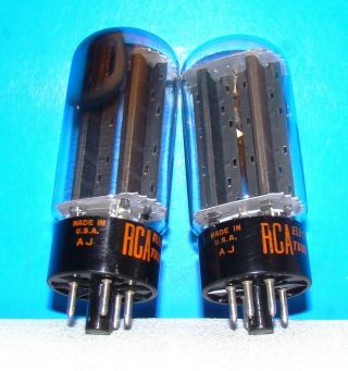 5u4gb Rca 1964 Radio Audio Amplifier Rectifier Vacuum Tubes 2 Valves 5u4g