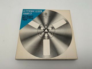 Tdk Amr - 7 Reel To Reel 7” Tape Silver Metal
