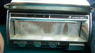Vintage Automatic Radio 8 Track Under Dash Player