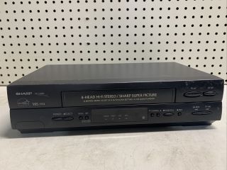 Sharp Vc - H960u Vcr Player 4 Head Hifi Vhs Stereo Video Cassette Recorder