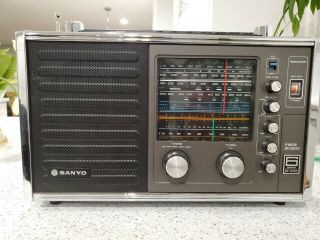 Vintage Sanyo Shortwave Radio Model Rp - 8550 6 - Bands