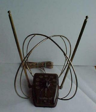 Vtg Rembrandt Tv Antenna Space Age Atomic Age Mid Century Modern Television