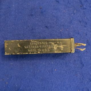 Western Electric 89f.  5 Mf Condenser / Capacitor For Tube Amp -