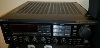 Rare Vintage Sony Str - Gx9es Spontaneous Twin Drive Am - Fm Stereo Receiver