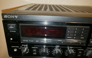 Rare Vintage Sony STR - GX9ES Spontaneous Twin Drive AM - FM Stereo Receiver 2
