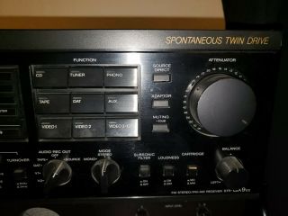 Rare Vintage Sony STR - GX9ES Spontaneous Twin Drive AM - FM Stereo Receiver 3