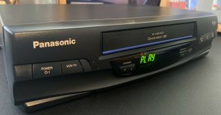 Panasonic Omnivision PV - V4020 4 Head VCR Plus VHS Recorder No Remote 2