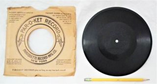 Rare Vintage 7 " Par O Ket Phonograph Gramophone Victrola 78 Rpm Record From 1916