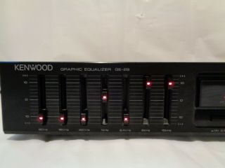Vintage Kenwood Stereo Graphic Equalizer MODEL GE - 29 with box 2