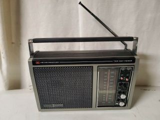 Vintage Ge 7 - 2875a,  Am/fm Radio,  Two - Way Power,  Great