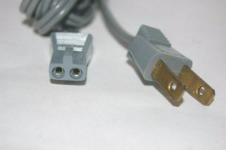 Nos Sony 2 Pin 2 Prong Female Ac Power Cord Cable - Maybe Crf Short Wave Radios?