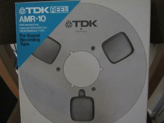 Tdk Amr - 10 Reel.  10.  5 " Metal Reel - To - Reel 1/4 " Tape.  - Japan.  3600 