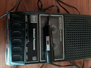 Vintage National Panasonic Cassette Tape Player Recorder Rq - 413s 120 - 220 Volt