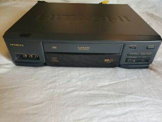 Hitachi Vt - F382a Video Cassette Recorder Vhs Classic Vcr No Remote