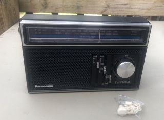 Vintage Panasonic Am Fm Radio Model Rf - 1089 3 Band Receiver