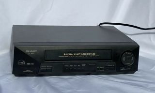 SHARP VC - A410U VCR 4 Head VHS Player/Recorder No Remote - - VC - A410 2