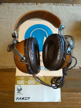 Pioneer Se - 25 Vintage Stereo Headphones W/ Box