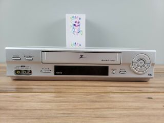 Zenith Vcs442 4 Head Hd Hi - Fi Stereo Vhs Player Recorder Noremote Vgc