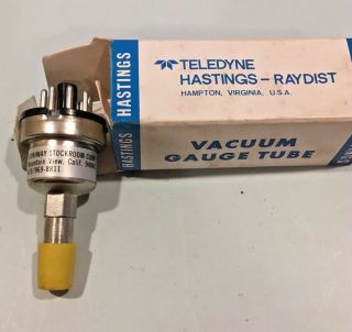VACUUM GAUGE TUBE DUNIWAY DST - 01M THERMOCOUPLE Hastings 2
