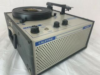 Califone Turntable 1400 Series Portable Phonograph 1435k.  And.