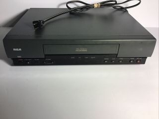 Rca Vr327 Vcr Tape Player Vhs Video Cassette Recorder Black - Tested/working