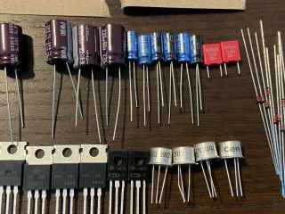 COMPLETE Marantz 4300 4400 Rebuild Kit for one P700 Amp Board Caps & Transistors 3