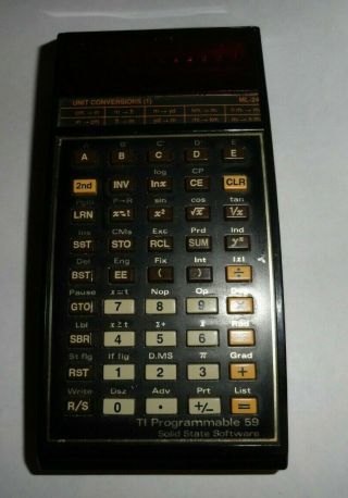 Texas Instruments Ti Programmable 59
