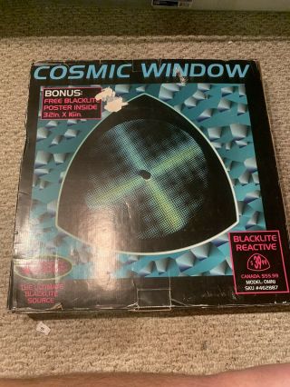 Hard To Find Cosmic Window Black Light Reactive Spinning Spencer’s Exclusive