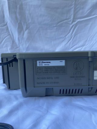 Emerson VCR VHS Player 19 Micron DA - 4 Head Digital No Remote : (Model No.  EWV404 2