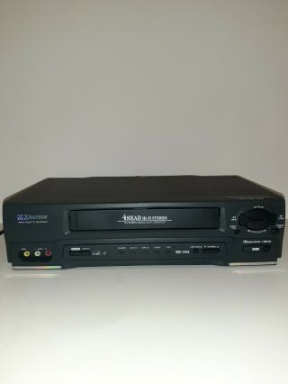 Emerson Ewv601 Hi - Fi Stereo 19 Micron 4 Head Vcr Player Recorder No Remote