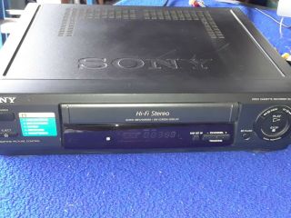 Sony Slv - 678hf Vhs/vcr Good Video Cassette Player - With Sony Remote
