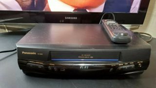 Panasonic With Remote Pv - 8400 Vhs Vcr,  And Fully Functional