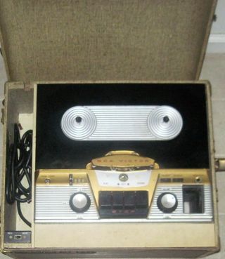 Vintage Rca Victor Orthophonic High Fidelity Tape Recorder Reel To Reel