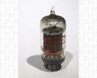 Raytheon Ck - 6680/12au7 Vacuum Tube Made In Usa Black Plates Red Label