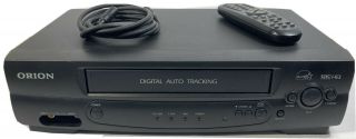 Orion Vr313 Vcr 4 - Head Vhs Player - W/ Remote & Cable Great