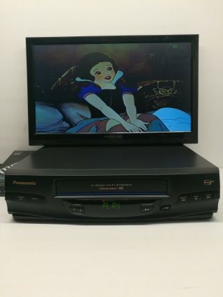 Panasonic PV - V4020 4 Head HiFi Omnivision VCR VHS Video Player Recorder 3