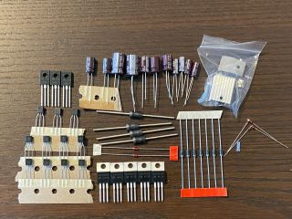 Sony Str - 7065 Power Supply / Amp Board Recap Kit Capacitor Upgrade Rebuild Set