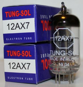 Matched Pair Tung Sol 12ax7 / Ecc83 Pre - Amp Tubes,  Brand