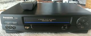 Panasonic Omnivision 4 Head Hi Fi Stereo Vhs Vcr With Remote